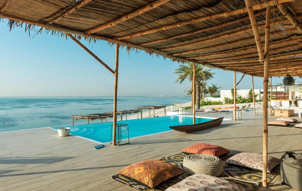 ซาย่า นูไร ไอแลนด์ รีสอร์ต Hotel อาบูดาบี ภายนอก รูปภาพ The beach at the Chedi Muscat